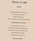 Restaurant Le Clos St Jacques menu