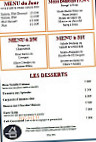 Le Riva menu