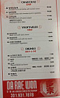 Da Rae Won menu