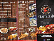 Crafty Crab menu