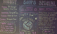 Playtime Sports Ballroom menu