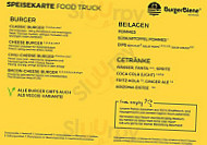 Burger Biene menu