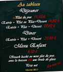 Le Bains Douches menu