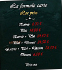 Le Bains Douches menu