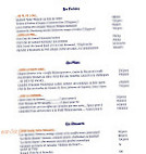 Le Dauphin menu