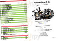 Pizzeria Diana menu