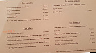 Le Grain de Folie menu