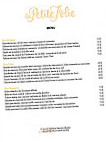 La Petite Folie menu