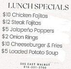 Kelli's 331 Forever menu