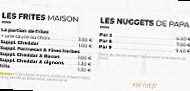 Les Burgers De Papa menu