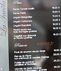 La Trinquette menu