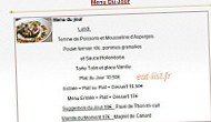 Brasserie les Grisettes menu