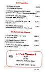 Le Cassissier menu