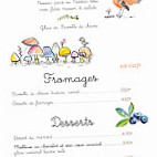 Escale A Roisey menu