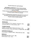 Château De Vault-de-lugny menu