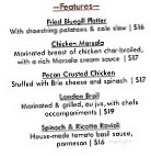 Schuler's Pub menu