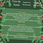 Mandarinier menu