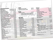 Tastee Treat menu