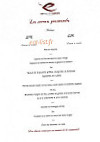 L'Envol des Saveurs menu