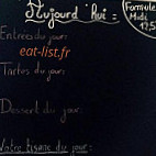 L'herberie Des 3 Chemins menu