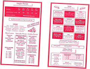 Pizza Man menu