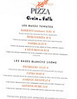 Grain De Folie menu