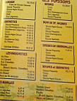 Escale D' Asie menu