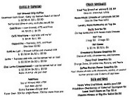 City Lights Cafe menu