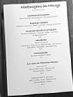 Henrys Restaurant und Pension menu