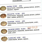 L'as De Pizz menu