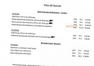 La Ferme Du Chozal menu