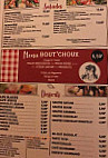 La Bulle menu