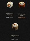 Sushi Shop menu