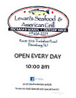 Levari's Seafood American Grill menu