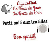 Au Resto Du Coin menu