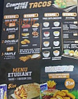 Napolita Food menu