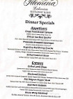 Filomena's Lakeview menu