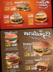 Star Burger menu