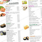 Kaiji Sushi Express menu