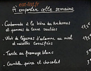 Les Petits Remois menu