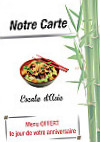 Escale 'asie menu