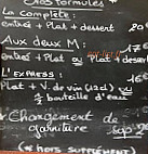 Aux Deux M menu