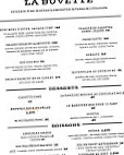 La Buvette menu