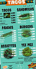 Tacos Kebab menu