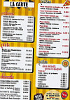 Pasta Basta menu