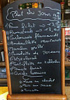 Le Cristal menu