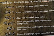 Lolo's Burger menu