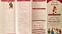 Pizzeria Pinocchio menu