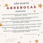 Abrebocas Renato Rosano menu