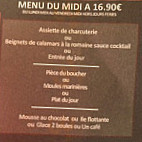 La Cote A L'os menu